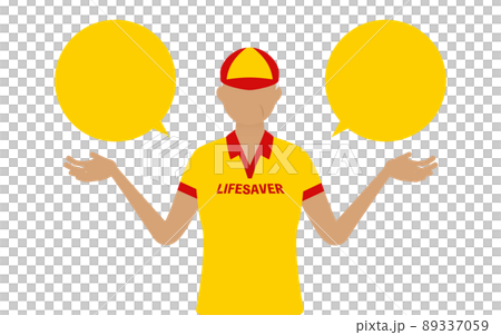 Senior Female Life Saver Pose, A and B Recommended 89337059