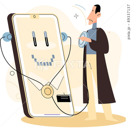 Online medical services mobile application, consultation and prescription medicine, diagnostics Online medical services mobile application, consultation and prescription medicine, diagnostics 89337137