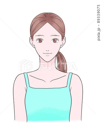 素顔の女性(カラー) 89339075