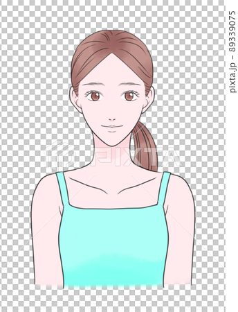 素顔の女性(カラー) 89339075