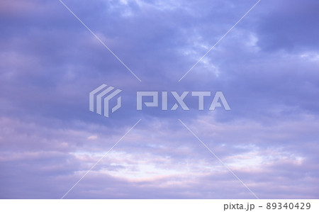 High Resolution Sky background with clouds for sky replacement 89340429