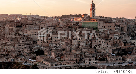 City of Matera Italy at sunset City of Matera Italy at sunset 89340436