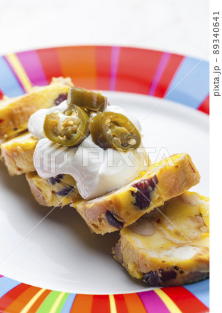 bean dumplings with sour cream and jalapenos bean dumplings with sour cream and jalapenos 89340641