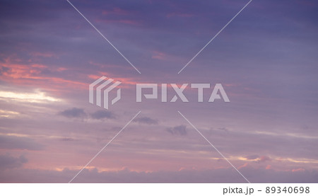High resolution Sunset Sky background for Sky replacement 89340698