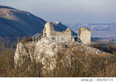 Sirotci hradek ruins and Devicky ruins on Palava region, South Moravia, Czech Republic Sirotci hradek ruins and Devicky ruins on Palava region, South Moravia, Czech Republic 89340715