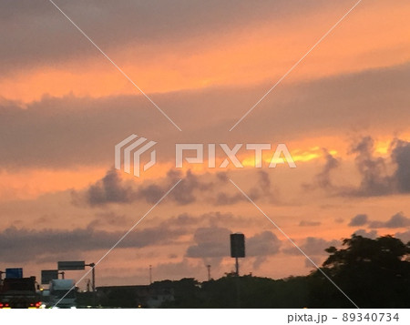 夕焼け 89340734