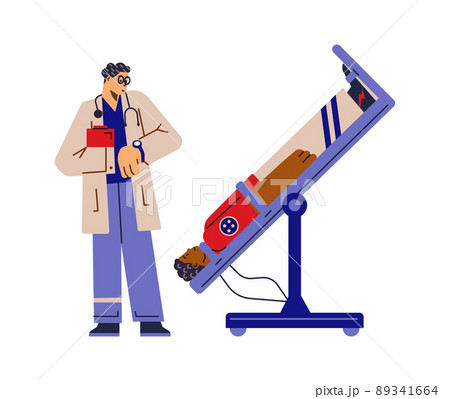 Astronaut trains on zero gravity simulation...のイラスト素材 [89341664] - PIXTA
