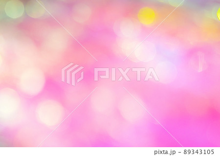 ピンク系の玉ボケ キラキラ 背景素材 ピンク系の玉ボケ キラキラ 背景素材 89343105