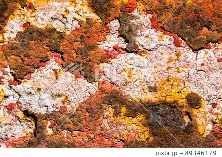 The texture of aged paint on metal The texture of aged paint on metal 89346179