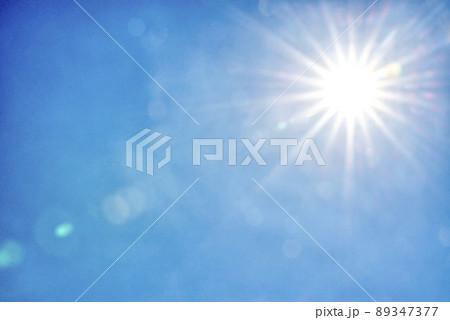 夏空と太陽　横浜 89347377