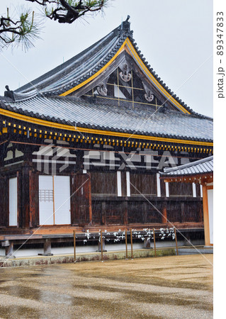 京都 雨の三十三間堂 89347833