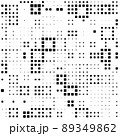 Black and white mosaic seamless pixel background  89349862