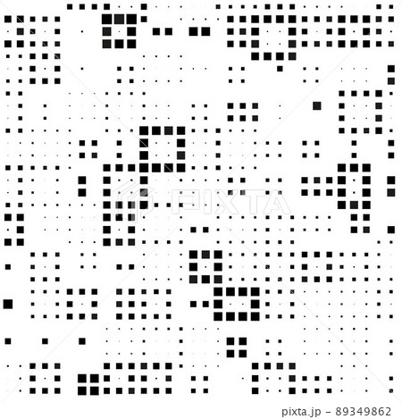 Black and white mosaic seamless pixel background  89349862