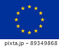 European Union flag vector. National flag of EU 89349868