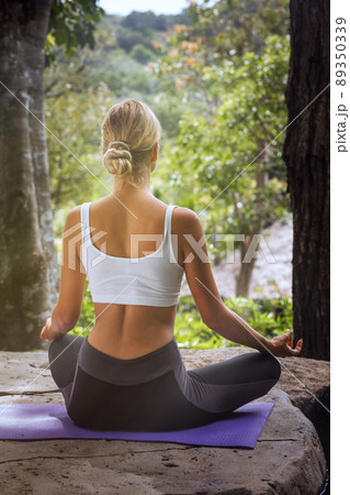 yoga in tropic environment yoga in tropic environment 89350339