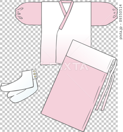 Skin 襦 袢 / Tabi Vector Illustration (Items for Shichigosan Girls) 89350514
