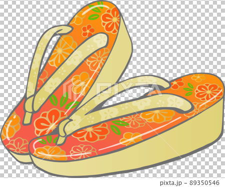 草履ベクターイラスト 89350546