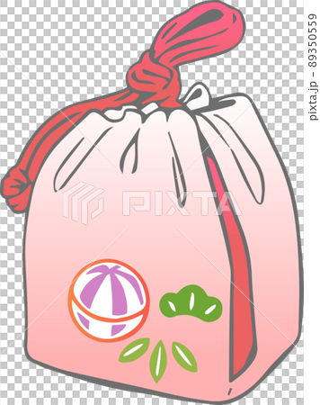 Drawstring bag vector illustration (kimono... - Stock Illustration ...