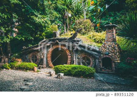 Hobbit house in the forest of Chiang Mai, Thailand Hobbit house in the forest of Chiang Mai, Thailand 89351120