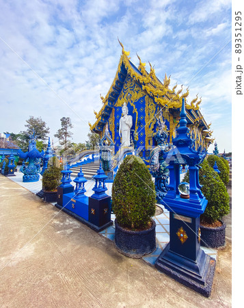 Wat Rong Suea Ten, the Blue Temple, in Chiang Rai, Thailand Wat Rong Suea Ten, the Blue Temple, in Chiang Rai, Thailand 89351295