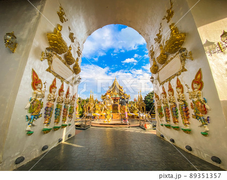 Wat Saeng Kaeo Phothiyan temple in Chiang Rai, Thailand 89351357