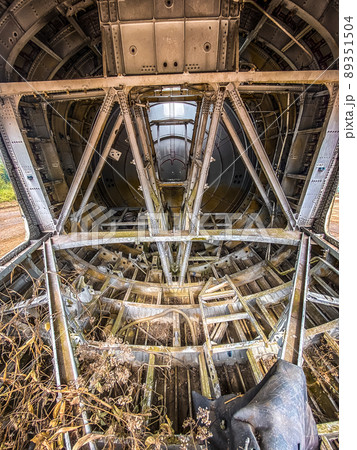 Aerial view of Dumped old airplane around Chiang Mai, Thailand Aerial view of Dumped old airplane around Chiang Mai, Thailand 89351504