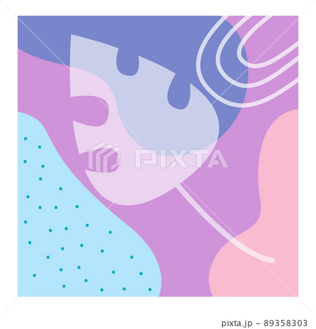 Abstract art card background creative cover design 89358303