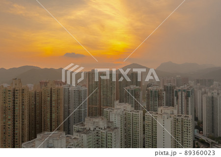 top view of the Hang Hau district, hong kong  29 April 2022 89360023