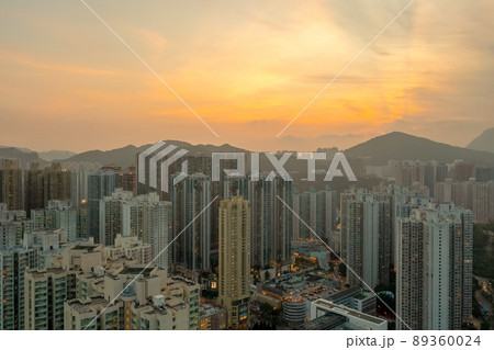 top view of the Hang Hau district, hong kong 29 April 2022 top view of the Hang Hau district, hong kong 29 April 2022 89360024