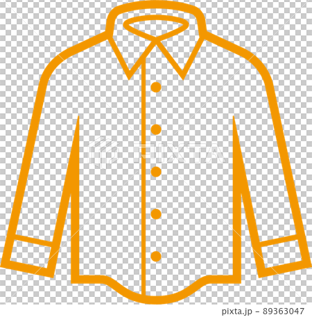 Yシャツアイコンイラスト 89363047