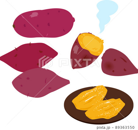 サツマイモと焼き芋と干し芋 89363550