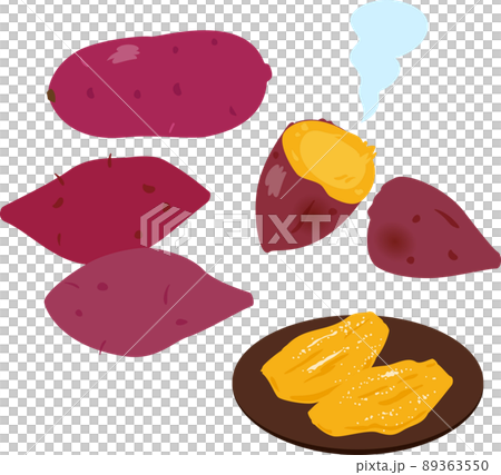 サツマイモと焼き芋と干し芋 89363550