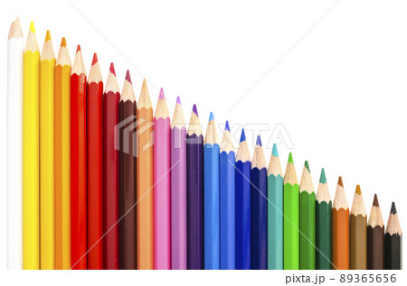 Assortment of color pencils Assortment of color pencils 89365656