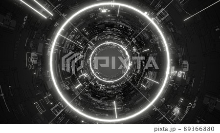 トンネル VJ リング 基地 サイバー 白黒 [別Verあり] 89366880
