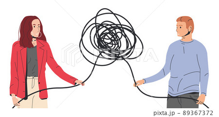 Couple Unravel the Tangle of Problems. 89367372