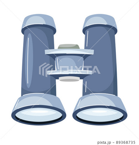 Binoculars optical instrument for viewing distant objects vector illustration 89368735