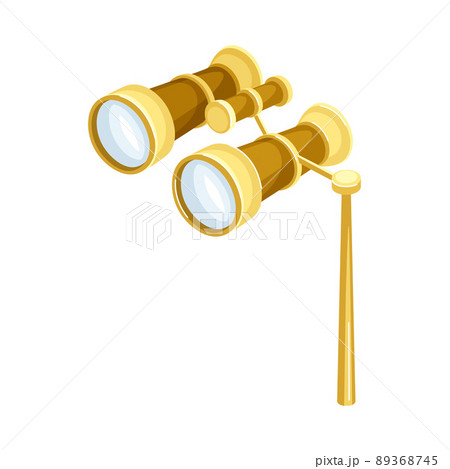 Vintage opera glasses. Theater and show accessory vector illustration 89368745