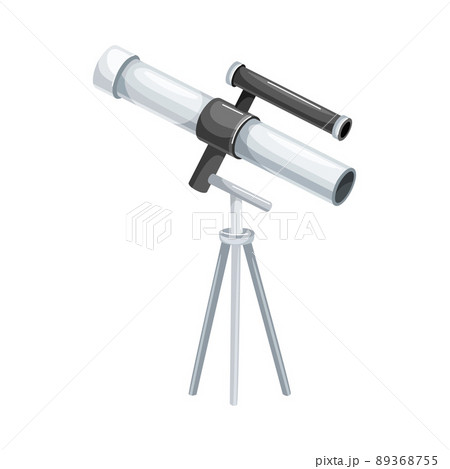 Astronomy telescope, professional optical instrument for viewing distant objects vector illustration Astronomy telescope, professional optical instrument for viewing distant objects vector illustration 89368755