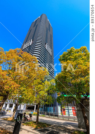 東京 中央区勝どきの都市風景 勝どきビュータワー 東京 中央区勝どきの都市風景 勝どきビュータワー 89370654