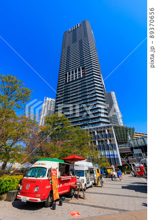 東京 中央区勝どきの都市風景 勝どきビュータワー 東京 中央区勝どきの都市風景 勝どきビュータワー 89370656