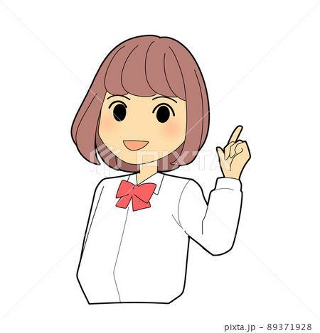 ひらめいた女性 89371928