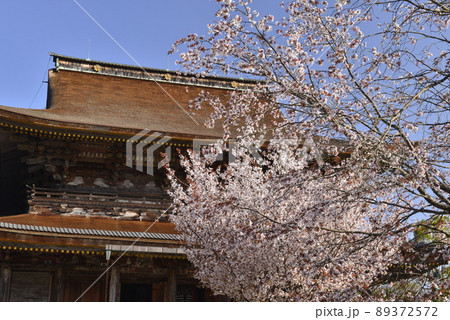 【奈良県吉野山】春の金峯山寺(世界遺産) 【奈良県吉野山】春の金峯山寺(世界遺産) 89372572