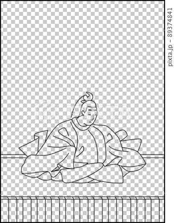 線條畫百人一書 No.015 線條畫百人一書 No.015 89374841