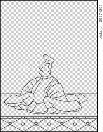 線画百人一首 No.050 線画百人一首 No.050 89374893