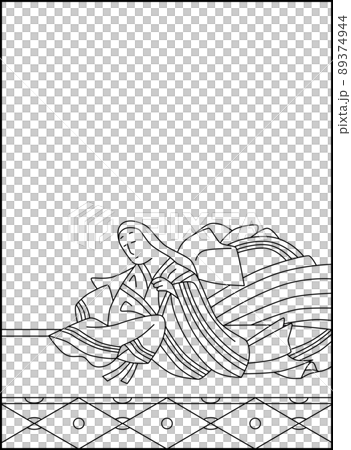 線画百人一首 No.088 線画百人一首 No.088 89374944