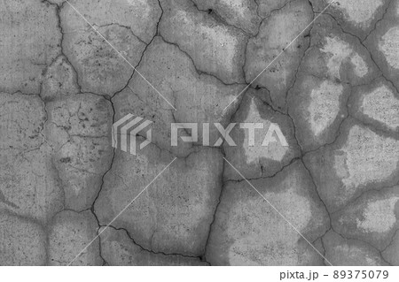 Old gray cracked surface retro crack concrete broken wall grey cement damaged background Old gray cracked surface retro crack concrete broken wall grey cement damaged background 89375079