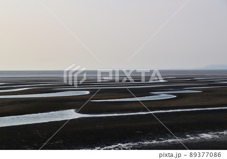春の夕暮れの御輿来海岸 熊本 春の夕暮れの御輿来海岸 熊本 89377086