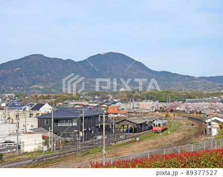 福岡県田川市の石炭記念公園より田川伊田駅展望 89377527