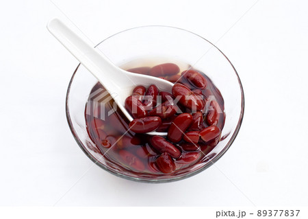 Sweet boiled red beans, Delicious dessert Sweet boiled red beans, Delicious dessert 89377837