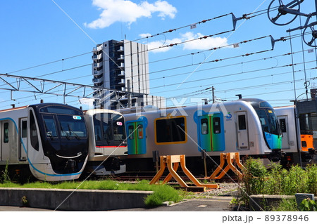 東急電鉄の車両基地 元住吉検車区 東急電鉄の車両基地 元住吉検車区 89378946